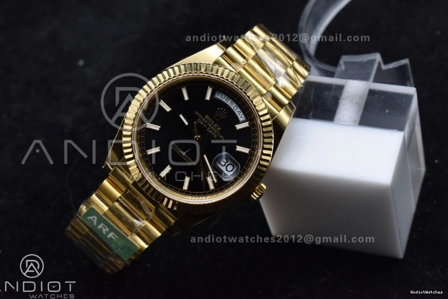 ARF YG Weight) Best 40 Date On 659 (Gain Black Day President 228238 Supportive Bracelet VR3255 Edition Stick Dial 1:1 0821
